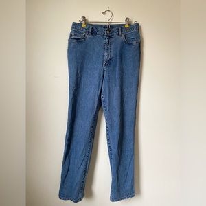 Vintage 90s Ralph Lauren High Waisted Straight Leg Jeans Size 10